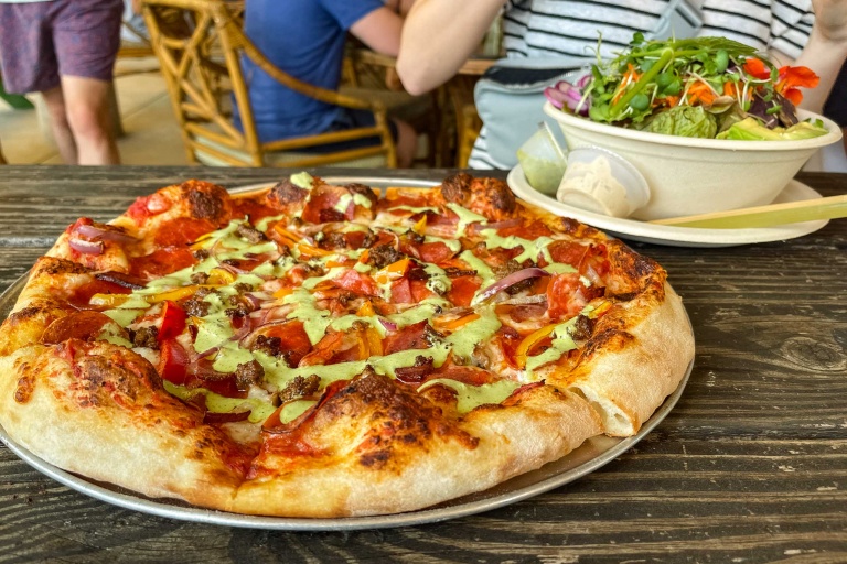 Road to Hana Food Bamboo Restaurant Pizza Hana Farms Maui