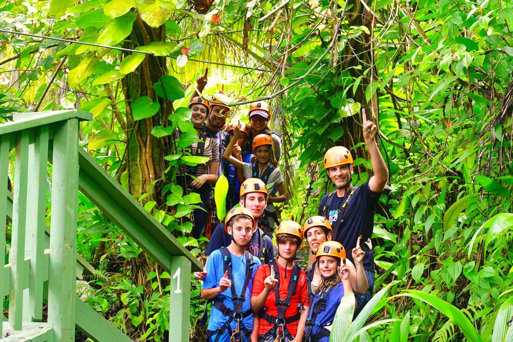 family friendly activities jungle zipline tour in maui