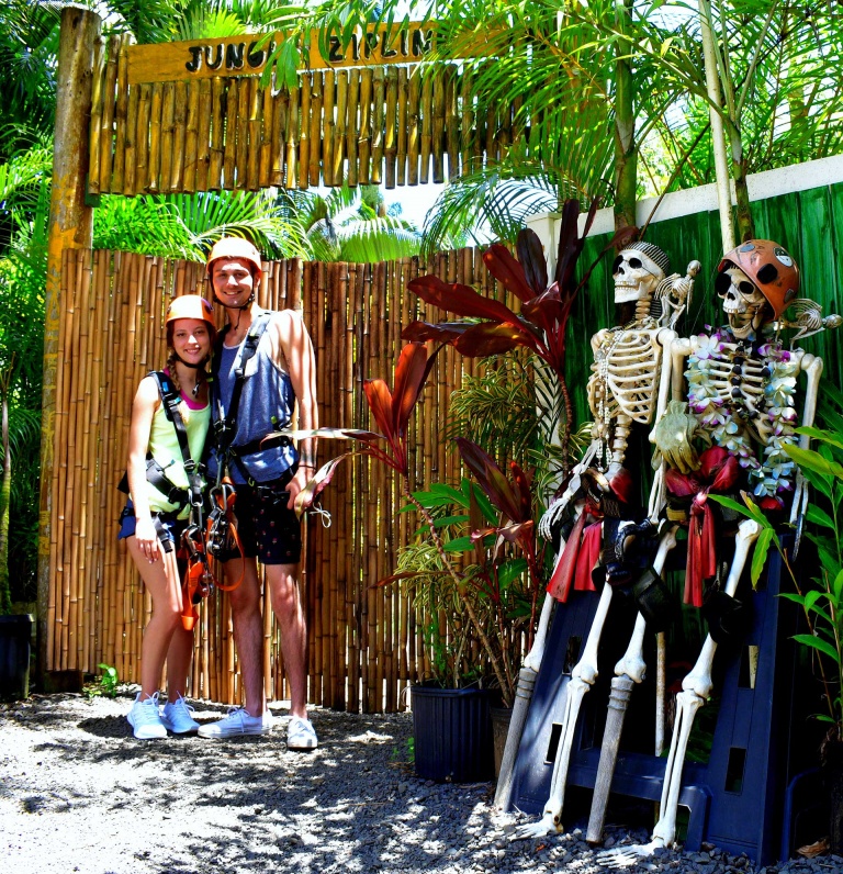 family friendly zipline course jungle zipline maui