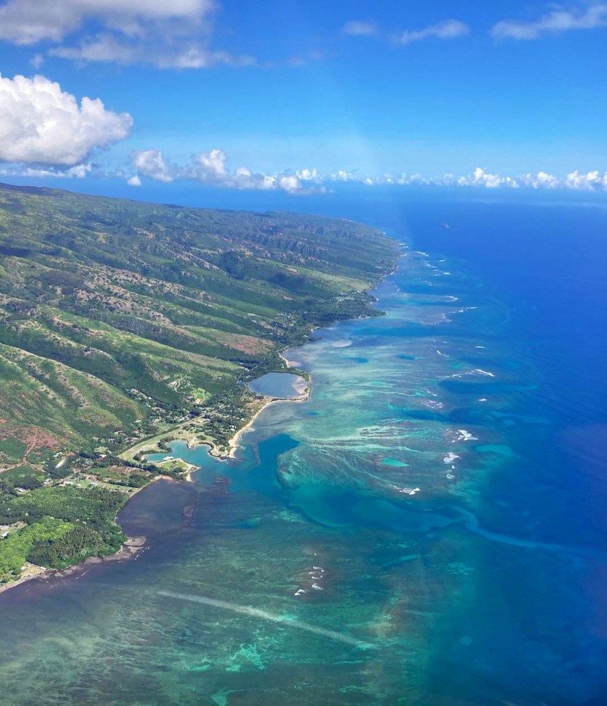 gorgeous view flying along the beautiful molokai island sunshine helicopters