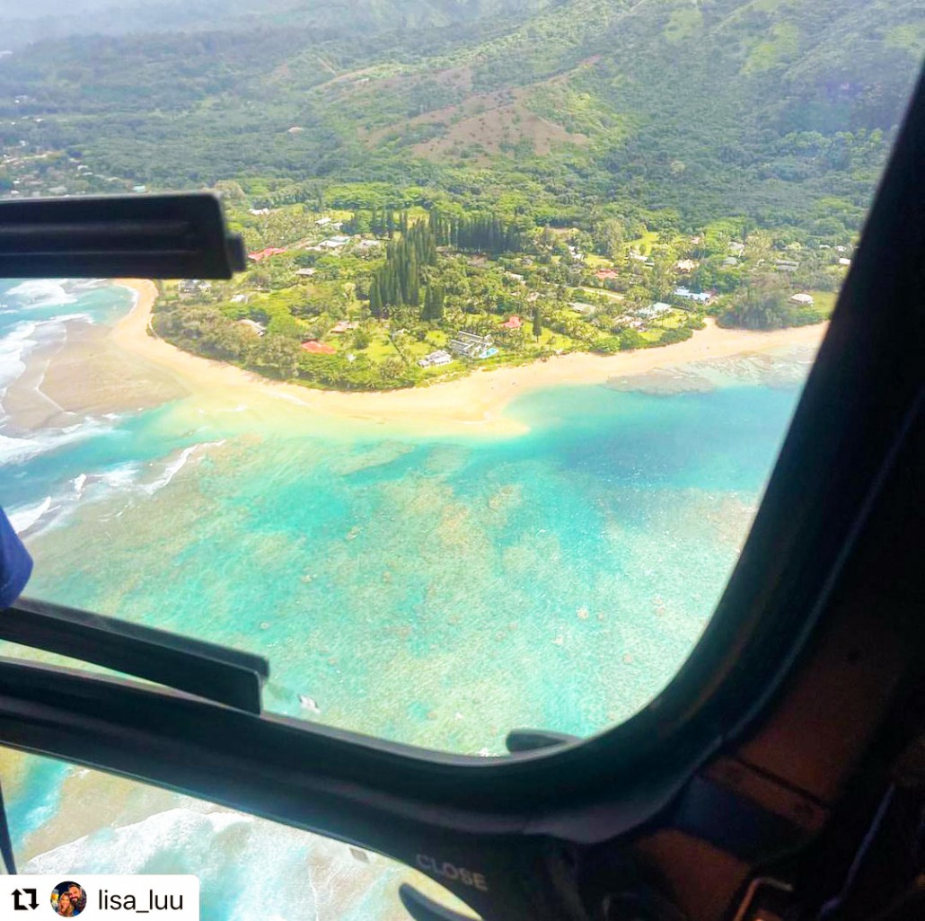 great capture above kauai sunshine helicopters