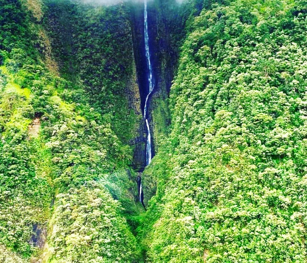 mauis beautiful waterfalls are quite the view from the sky sunshine helicopters