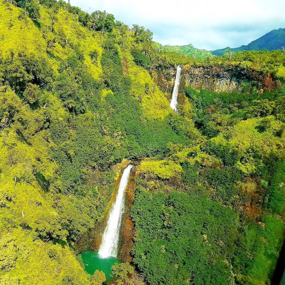 see many hidden waterfalls throughout the islands kauai sunshine helicopters