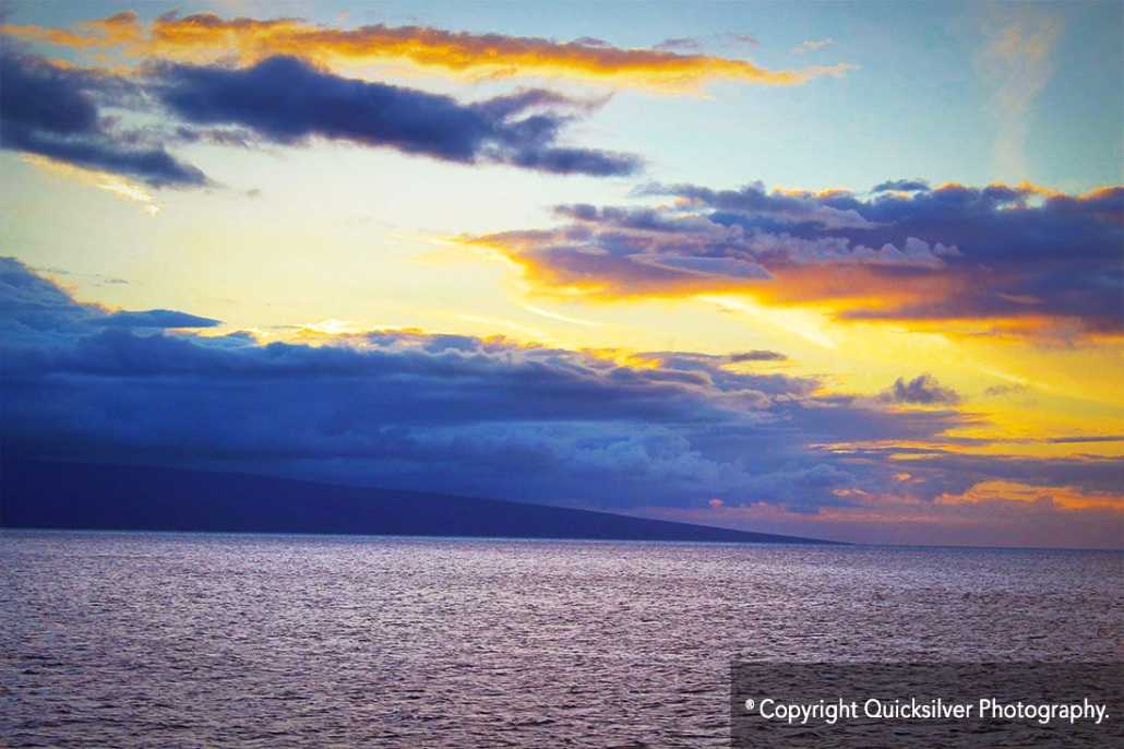 the beautiful hawaiian sunset quicksilver maui