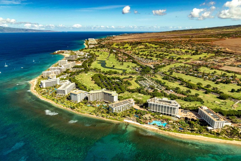 Helicopter Tour Maui West Maui Kaanapali Resorts and Golf Course