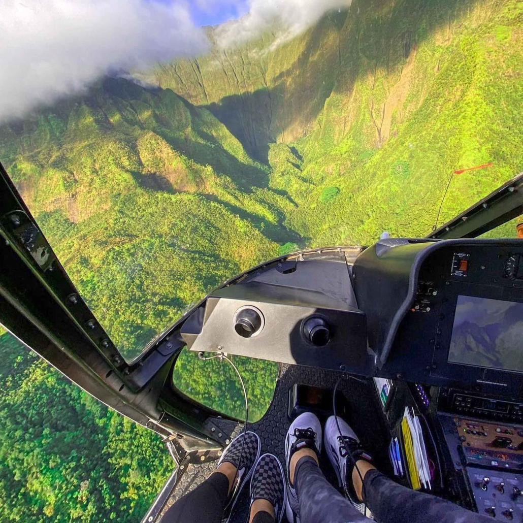 Airkauaihelicopters Amazing Kauai Helicopter Inside Helicopter View