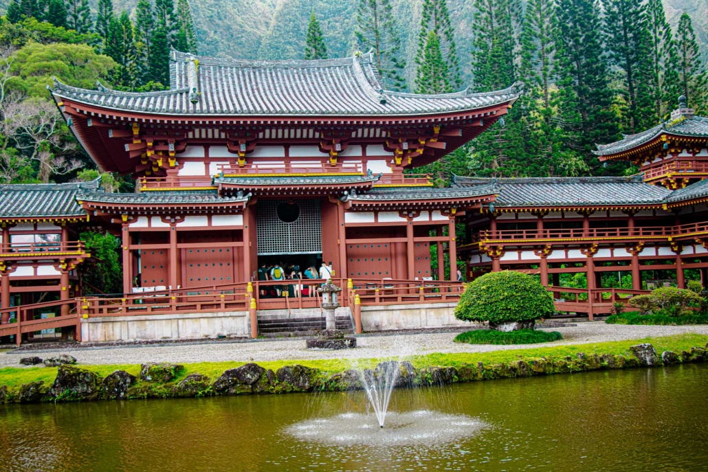 byodo in temple a non denominational buddhist temple located on the island of oahu