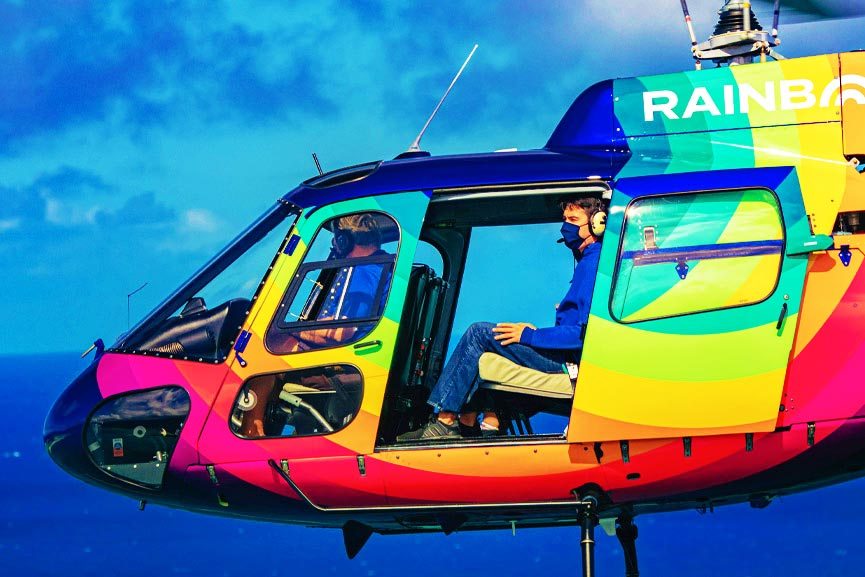 experience oahu with your family and friends on a doors off helicopter tour oahu rainbow helicopters
