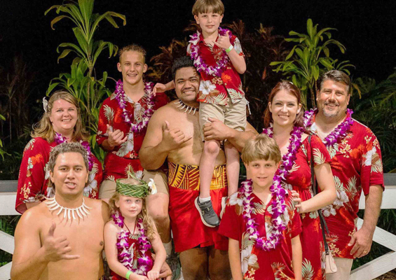 Experience The Culture At Toa Luau With A Big Family Feature