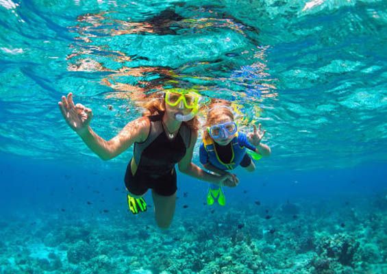 Fairwind Afternoon Kealakekua Snorkel Slider Mom And Child