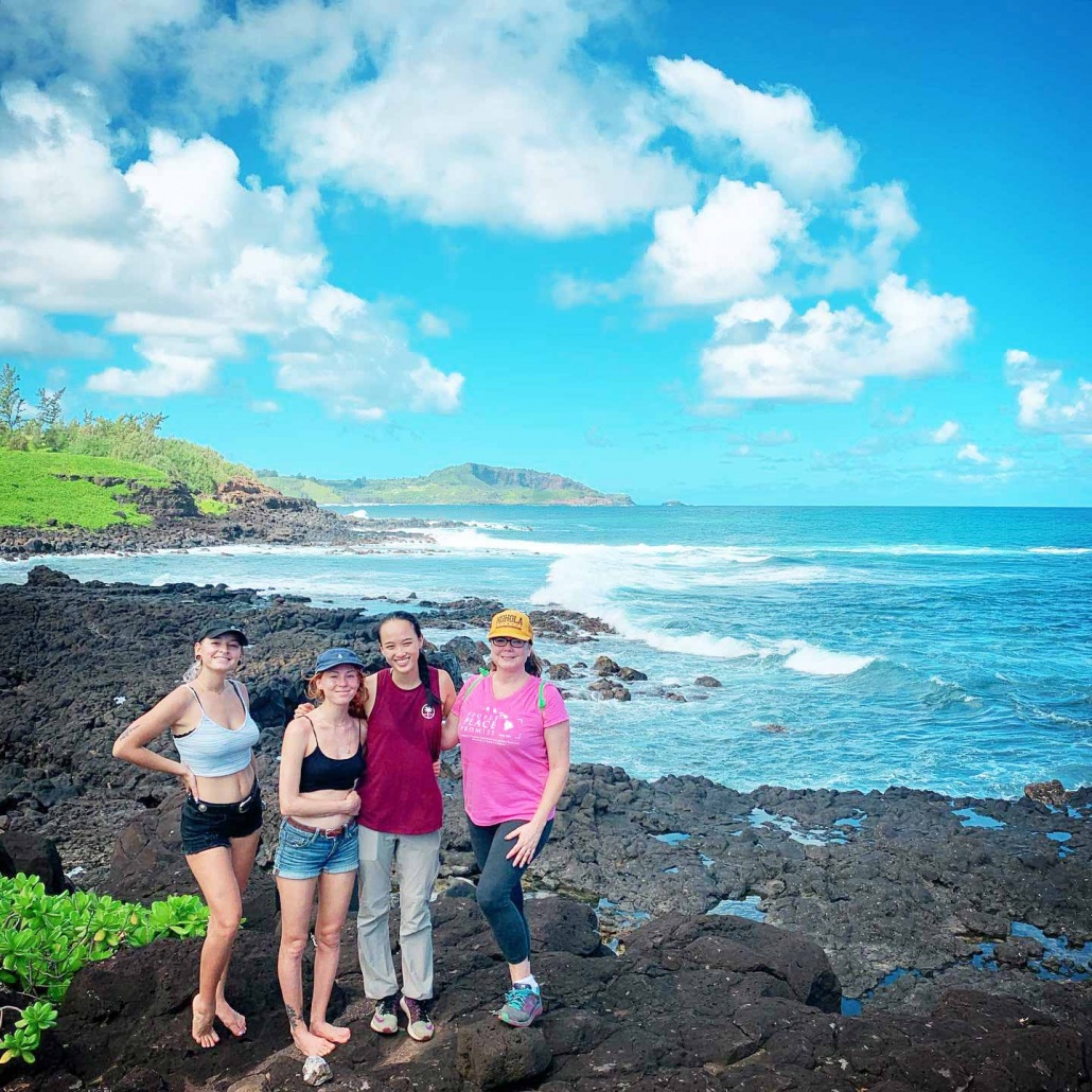 hike a stretch of pristine undeveloped coastline kauai hiking tours