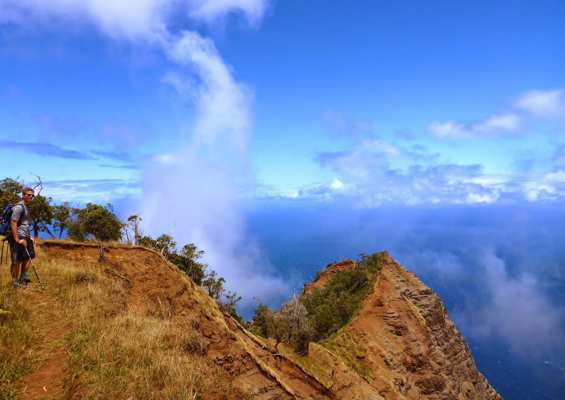 Kauaihikingtours Kuilau Ridge Trail To Mt Waialeale Viewpoint Mountain View