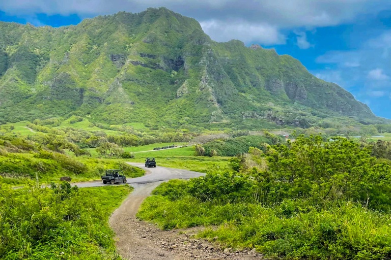Kualoa Kualoa Ranch Combo Tour Jurassic Jungle Expedition Road