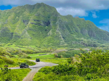 Kualoa Kualoa Ranch Combo Tour Jurassic Jungle Expedition Road Product