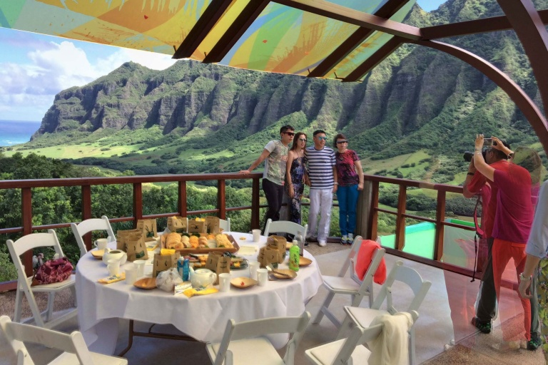Kualoa Kualoa Ranch Combo Tour Kualoa Ranch House Lanai Lunch Guests