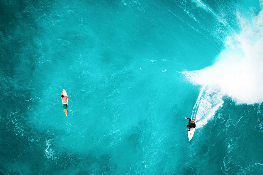 one of best north shore oahu surf spots oahu hawaii rainbow helicopters