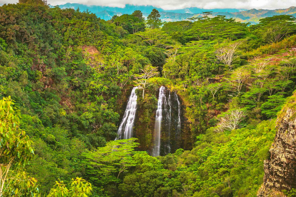 Opaekaa Falls Kauai Hawaii