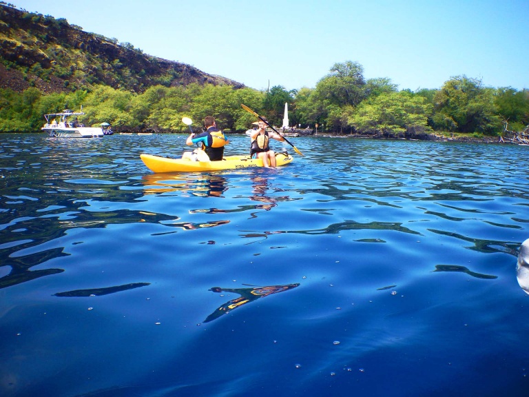 private charter deluxe kayak snorkel big island kayak