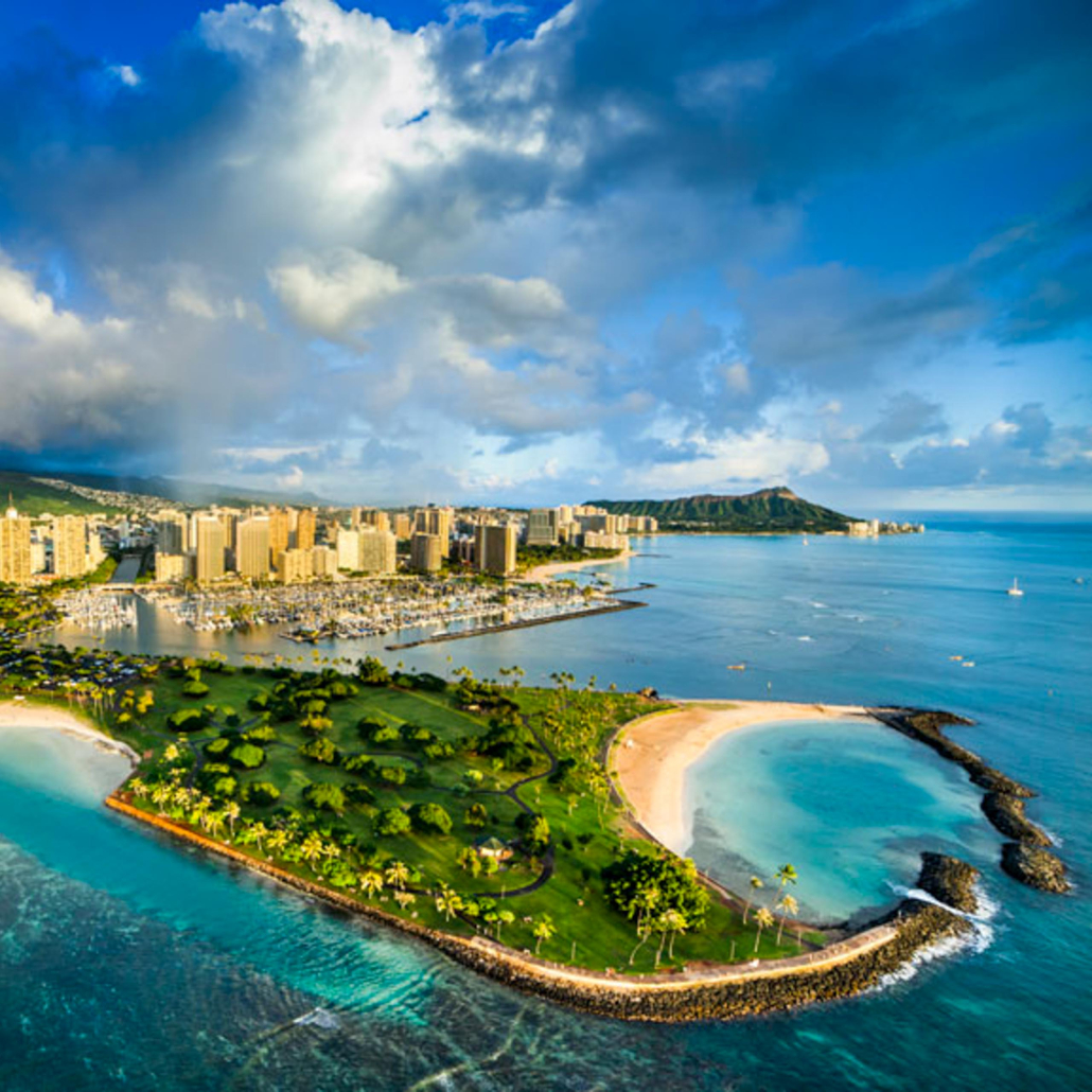 Rainbowhelicopters Romantic Landing Tour Novictor Waikiki Skyline