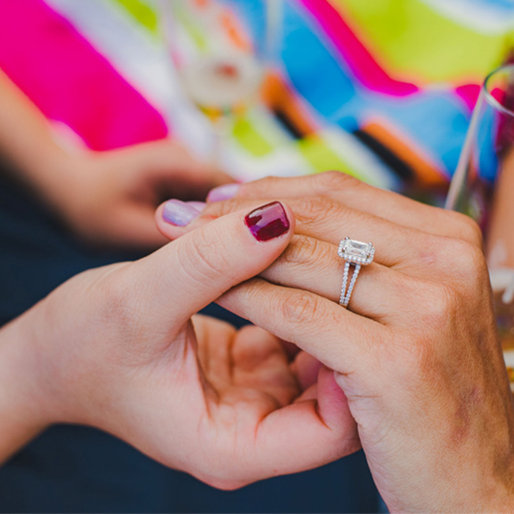 Rainbowhelicopters Romantic Landing Tour Proposal Ring