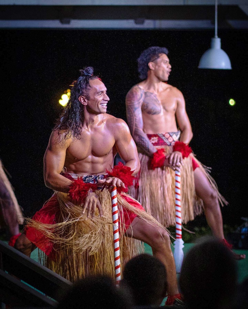 see traditional polynesian dances and music to a luau