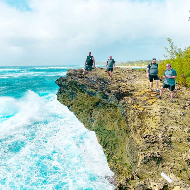 south shore coastal hike to seacliffs kauai hiking tours