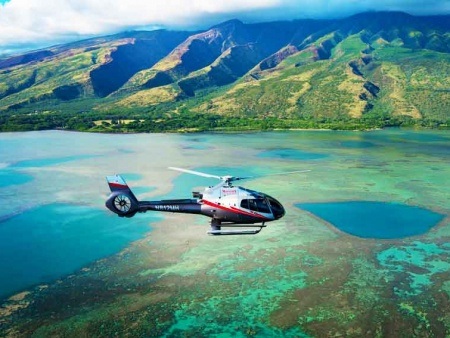 view molokais fringing coral reef and majestic ancient fishponds maverick helicopters