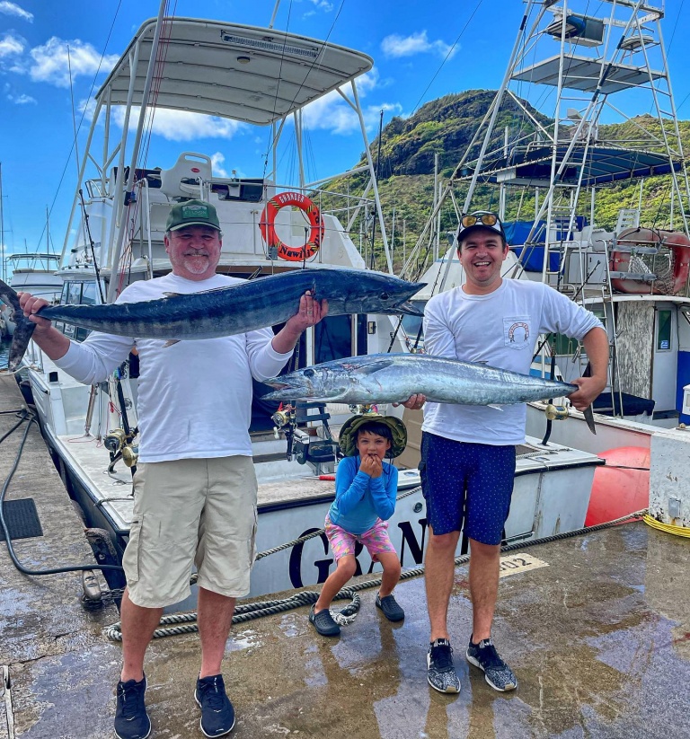 apex hawaii kauai private or shared fishing trip flying high in our flybridge