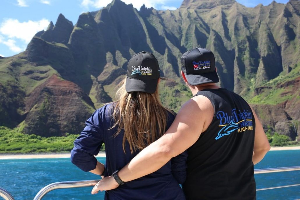 beautiful ocean vistas and majestic mountains blue dolphin kauai