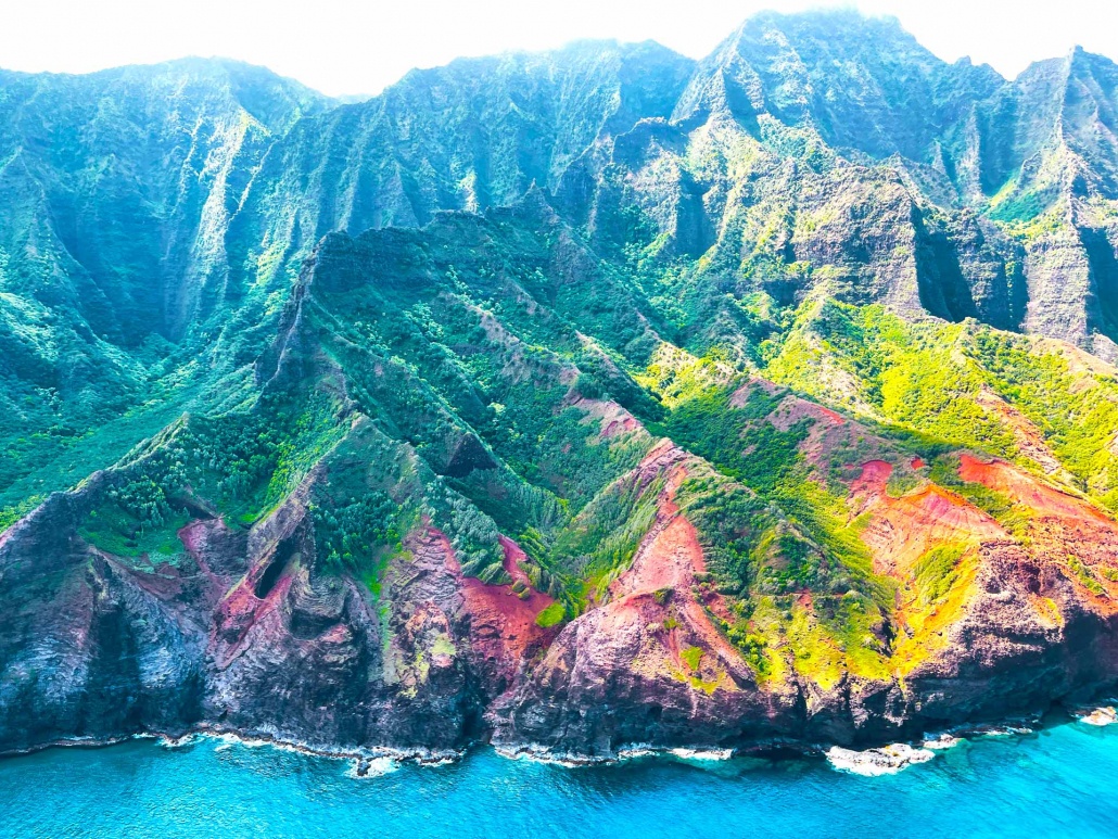 breathtaking views of na pali coast kauai