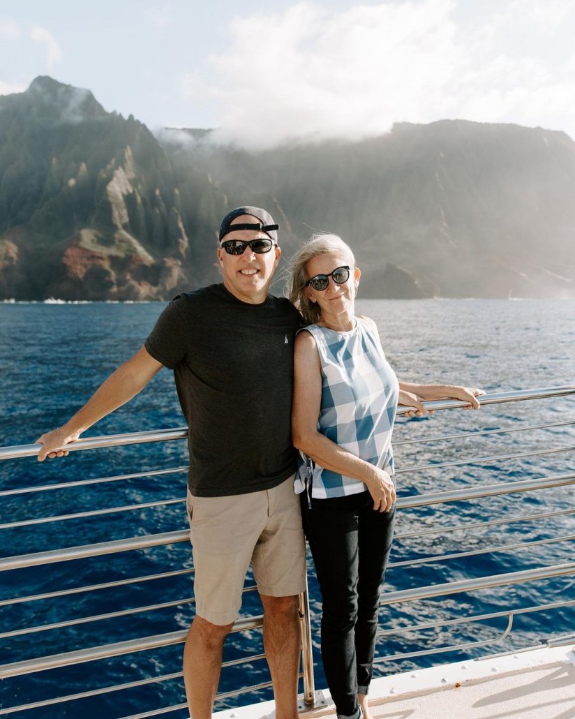 experience the beauty of napali coastline from aboard the boat and underwater blue dolphin charters in kauai