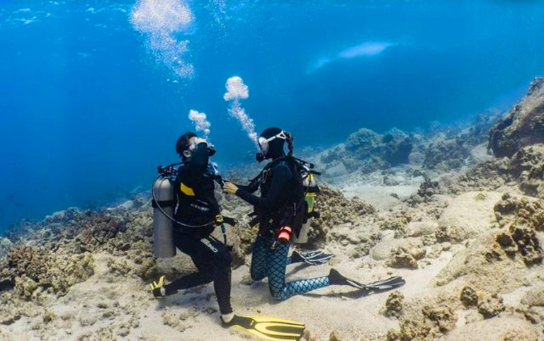 funny diving in kona big island