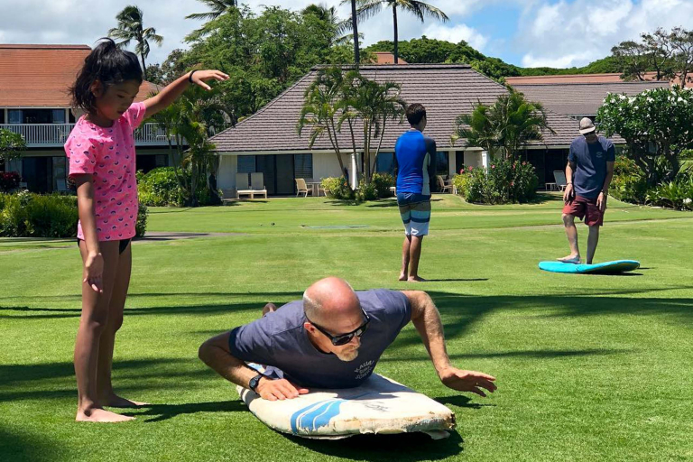 Kauaisurfschool Kids Private Surf Lesson Fun Sport
