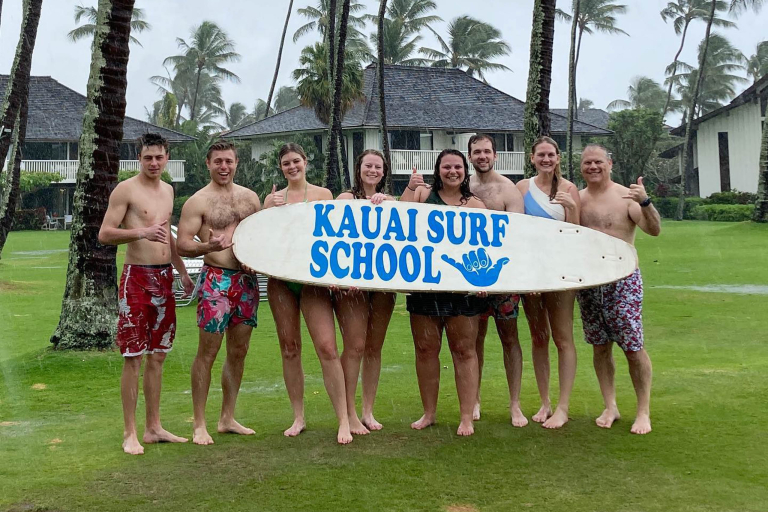 Kauaisurfschool Kids Private Surf Lesson Hawaiian Culture