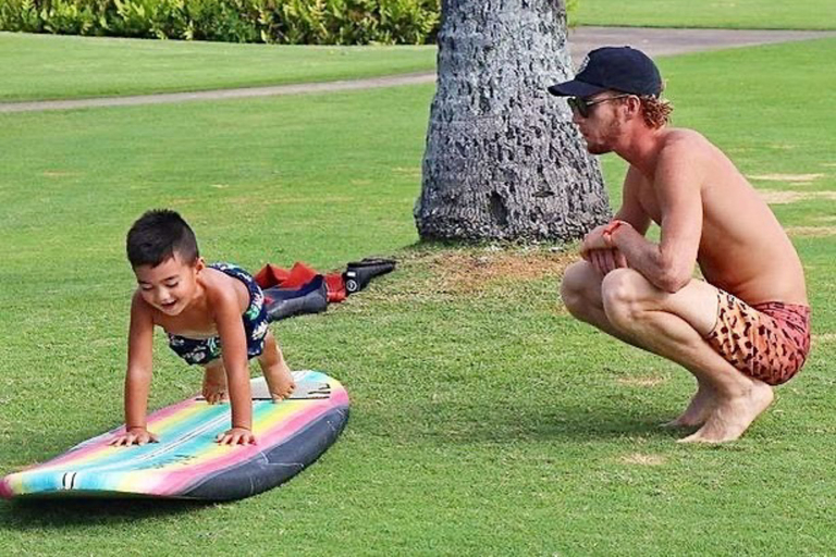 Kauaisurfschool Kids Private Surf Lesson On On One Learning