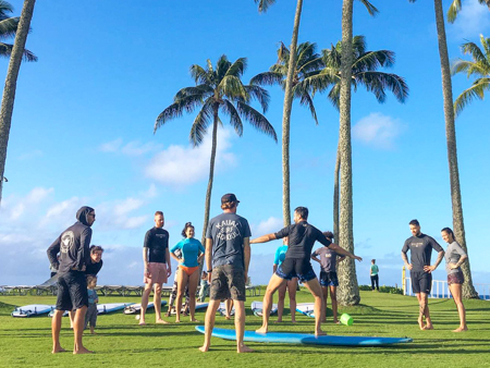 Kauaisurfschool Private Surf Lesson Hawaiian Culture Friends