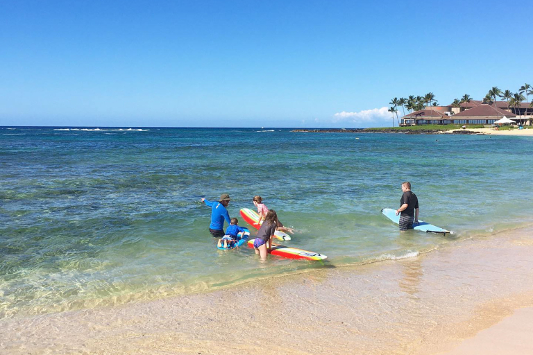 Kauaisurfschool Private Surf Lesson On On One Teaching