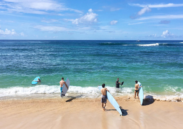 Kauaisurfschool Private Surf Lesson Slide 