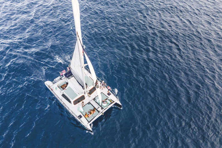 Koolinaoceanadventures Oahu Afternoon Sail And Snorkel Catamaran Sails Up