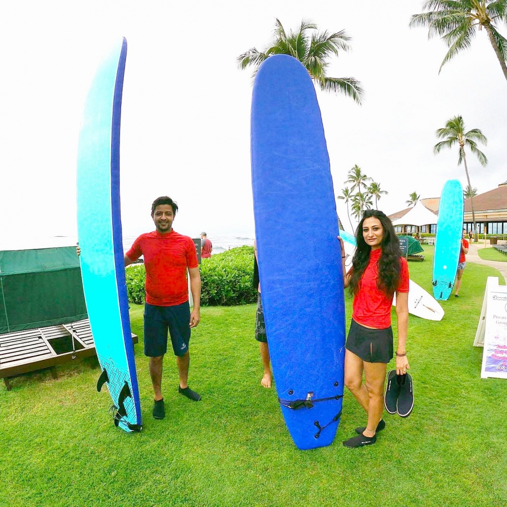 learn to surf with other beginners for a great introduction to this ancient sport hawaiian style surfing kauai island