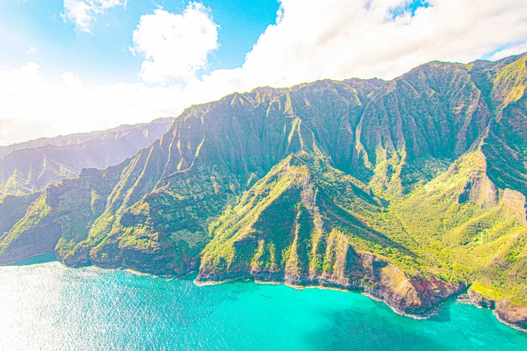 na pali coast state park on kauai hawaii