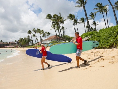 private surf lesson tour hawaiian style surfing kauai island