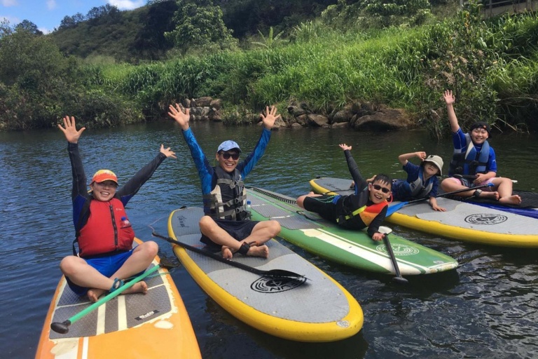 Rainbow Watersports Haleiwa Sup Open Group Lesson Feature Whole Family Fun