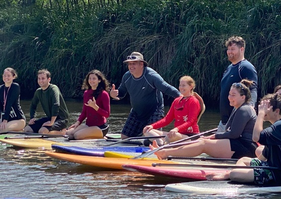 Rainbow Watersports Haleiwa Sup Open Group Lesson Slider Group