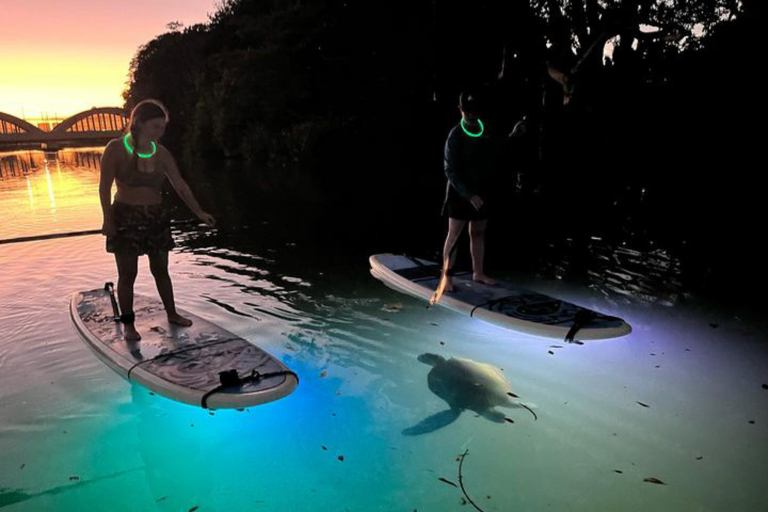 Rainbow Watersports Haleiwa Twilight Glow Paddle Feature Unique Experience Couple