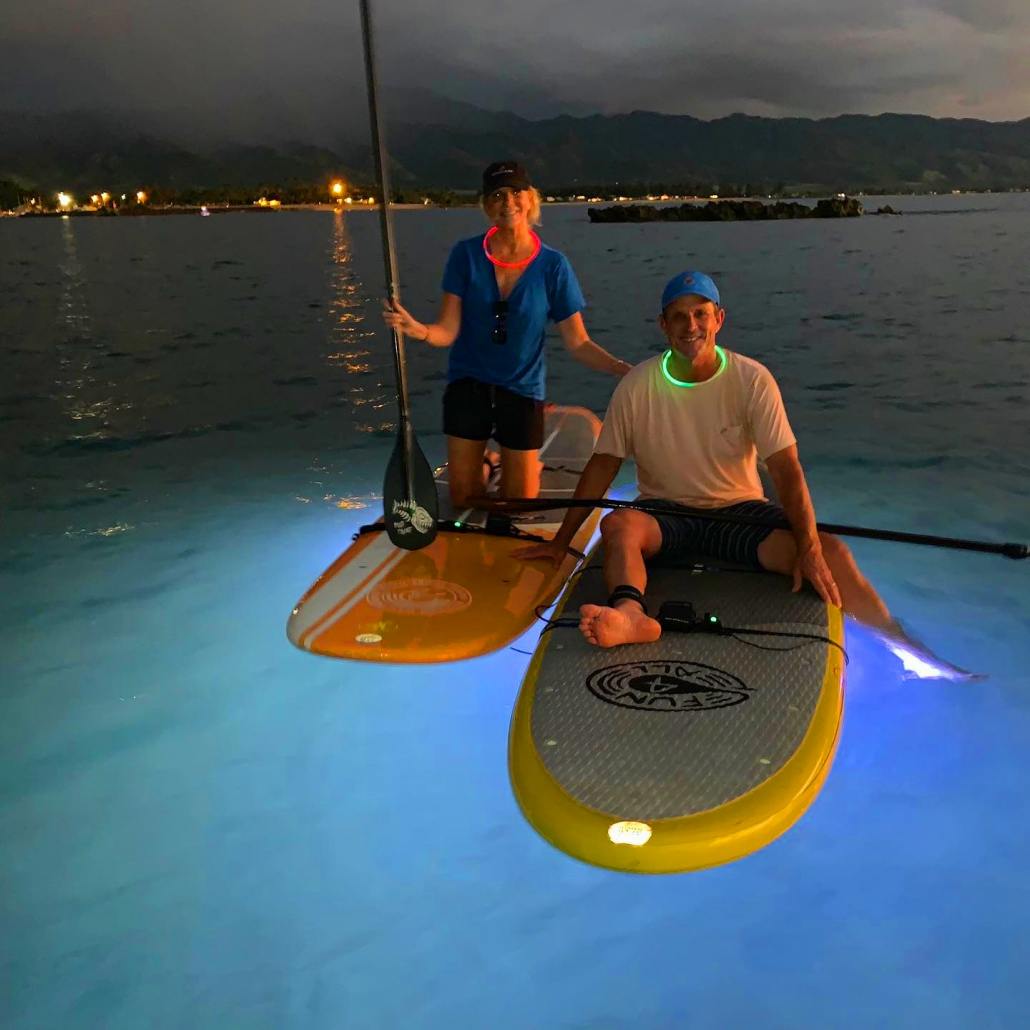 Haleiwa Twilight GLOW Paddle The Best Places to SUP on Oahu