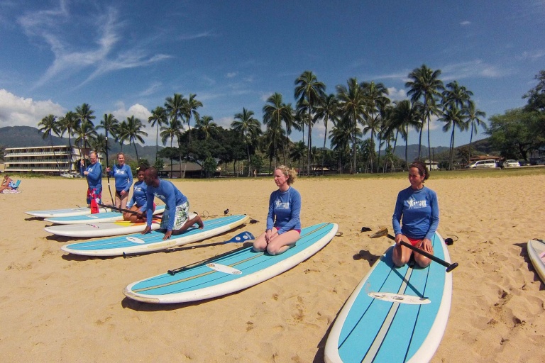 Surfhonolulu Ala Moana Sup Lessons Feature Calm Water Group