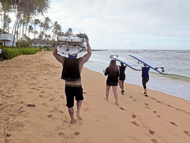 surfing is one of the oldest and most popular water sports in the world hawaiian style surfing kauai island