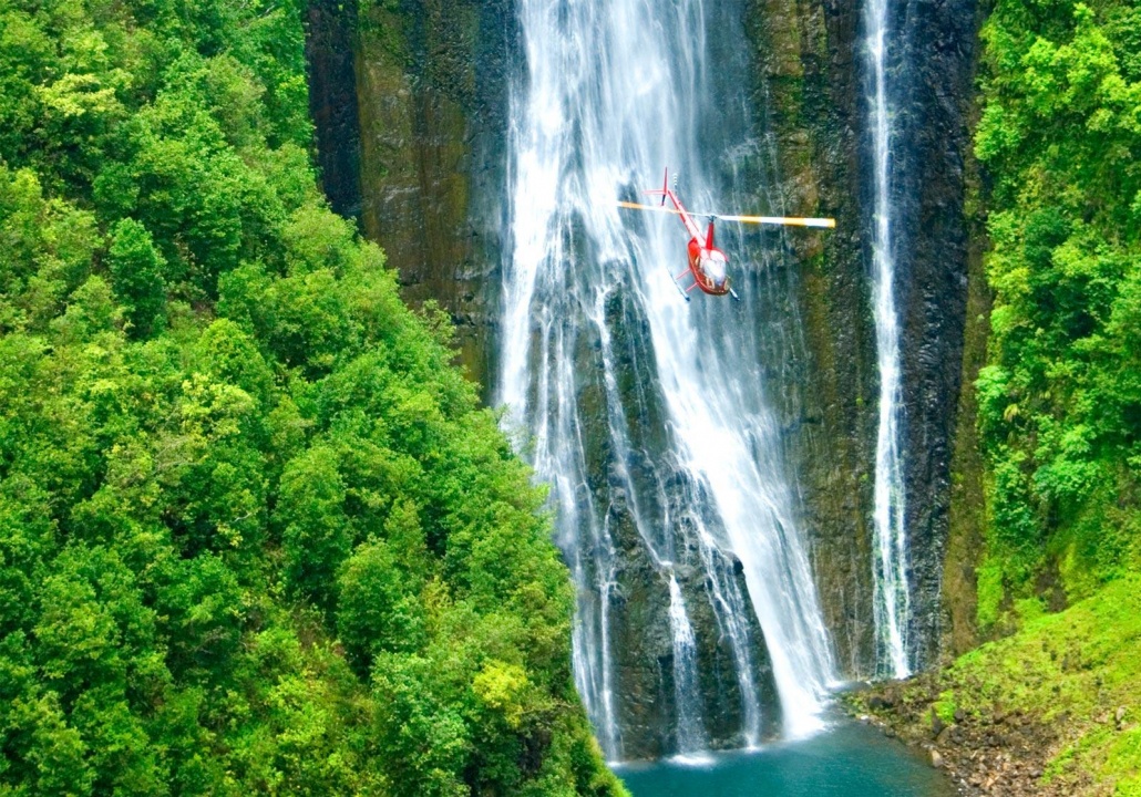 Mauna loa helicopters magical waterfall tour kailua kona big island