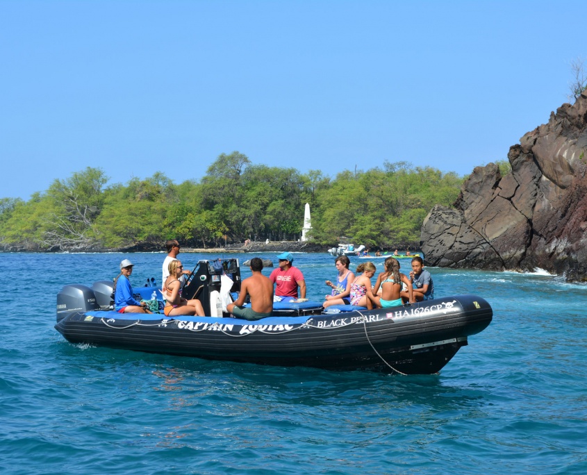 award winning kealakekua bay snorkeling big island captain zodiac